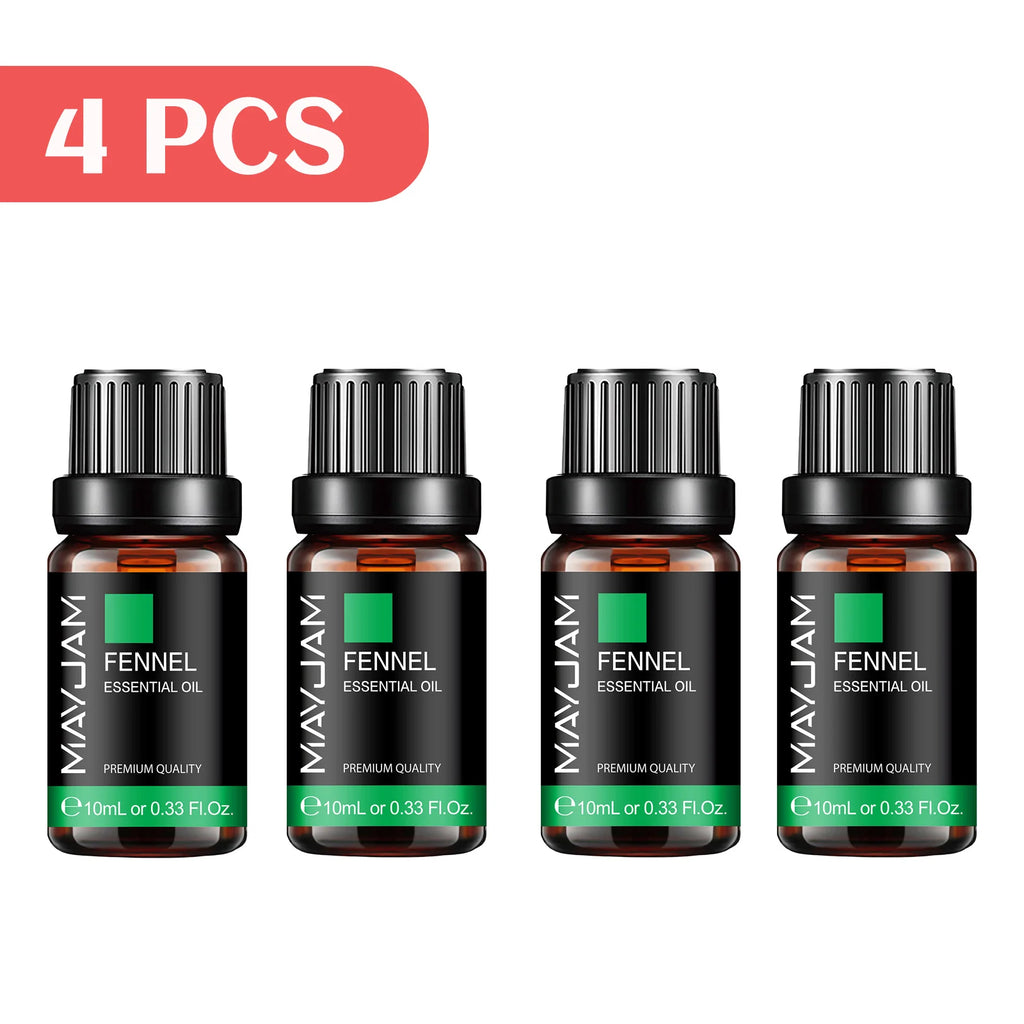 MAYJAM 10ML Myrrh Camphor Thyme Vetiver Cypress Cajeput Essential Oil For Humidifier Diffuser Burner Making Scented Candle