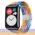 Nylon Braided Watch Strap for Huawei Watch Fit 3 Elastic Loop for Huawei Watch Fit 2 1Adjustable Band Bracelet Metal Connector