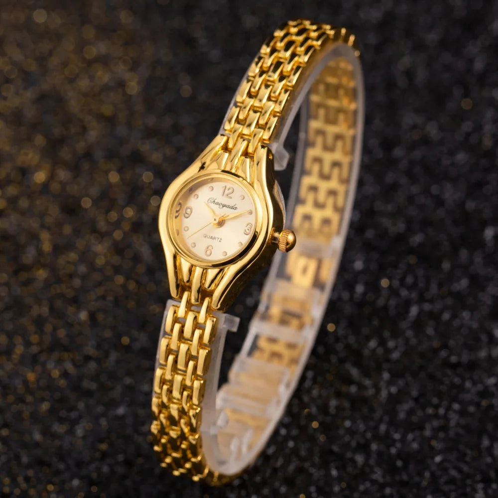2025 Women Watches Top Brand Luxury Wristwatches Ladies Fashion Gold Stainless Steel Bracelet Watch Female Elegant Clock Women