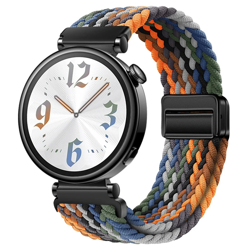 18mm Braided Magnetic Strap For huawei watch GT 5 4 41mm Sport bracelet belt Watchband for HUAWEI watch GT 4/GT 5 pro 42mm band