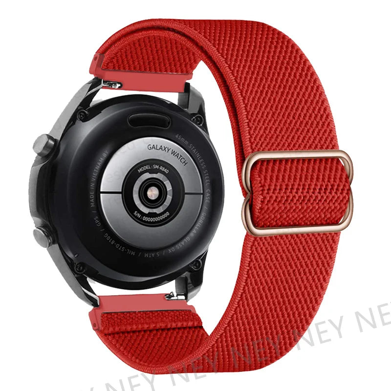 Shiny Pride Band For Samsung Galaxy Watch 6-7-4-5 pro-4 classic-Active 2 Elastic bracelet huawei watch gt 2 gt2 20mm 22mm Strap