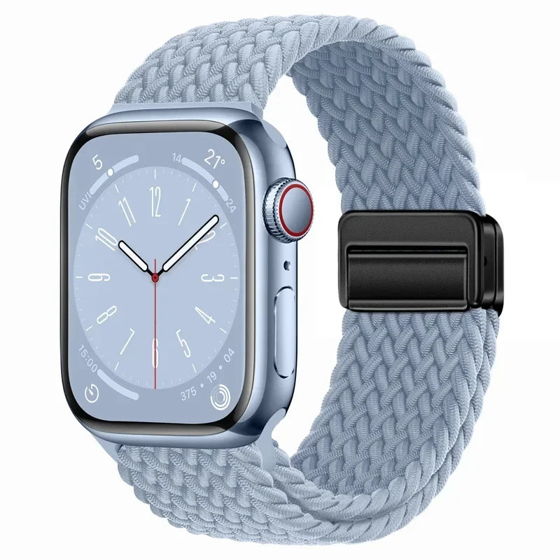 Nylon strap For Apple watch 11 10 42mm 46mm 9 8 7 45mm 41mm Ultra 3/2/1 49mm Magnetic wristband For iWatch 6 5 4 3 SE 44mm 40mm
