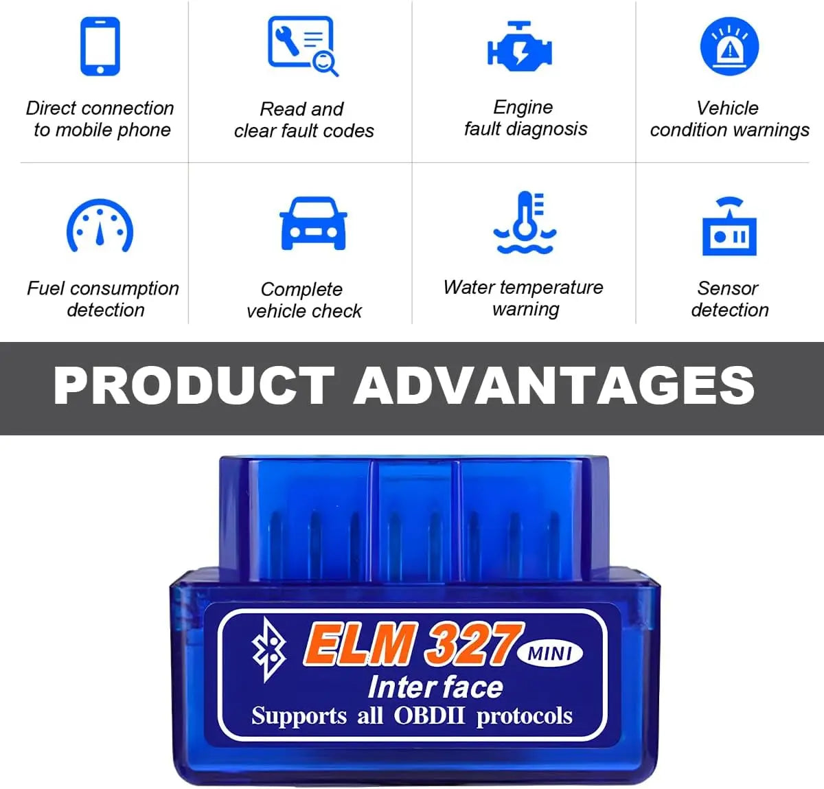 M9 2026 OBD2 Code Reader Car Diagnostic Scanner Vehicle Scanner Tool for Automotive Troubleshooting