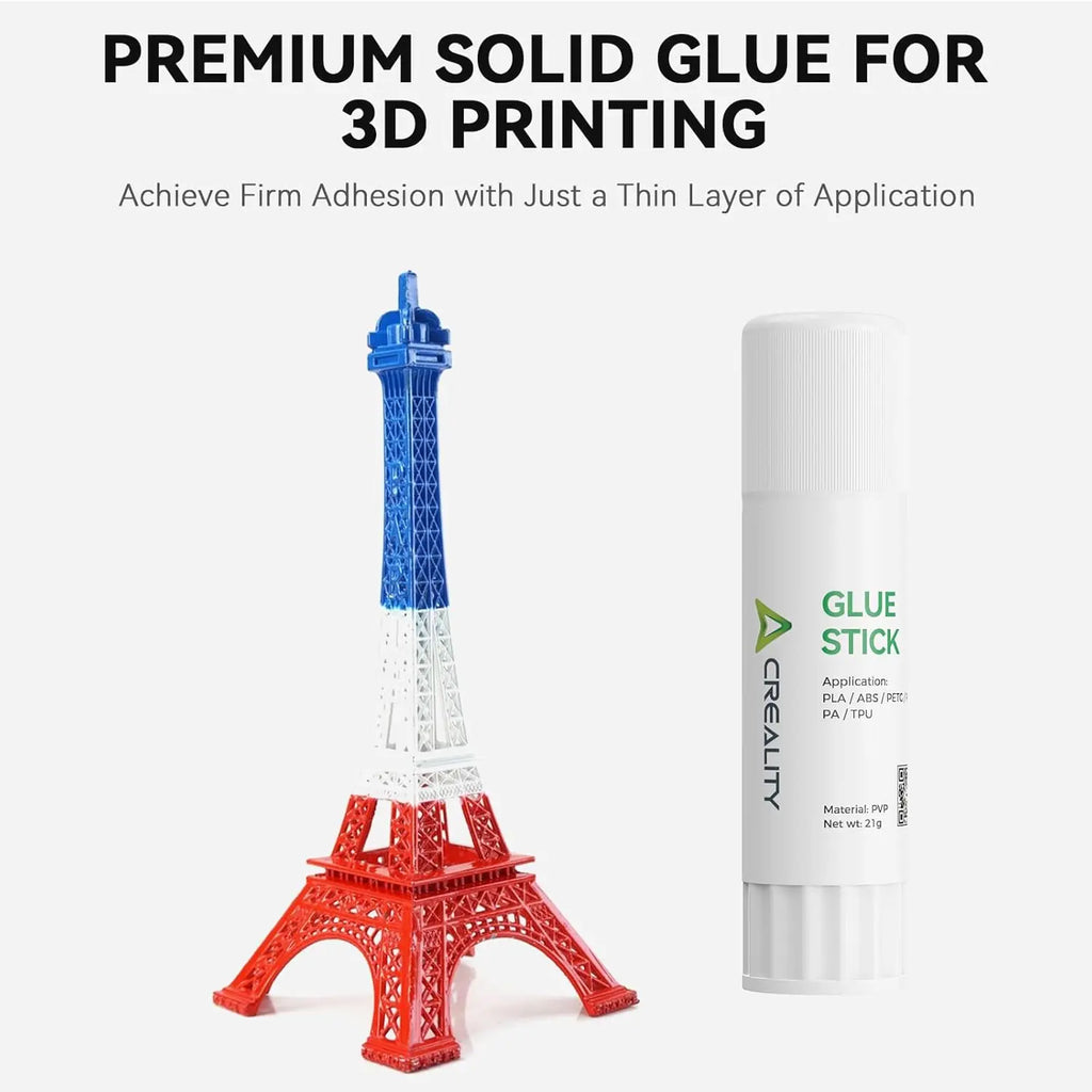 Creality 1PC 3D Printer Glue Sticks for Hot Bed PVP 3D Printer Adhesive Solid Glue Sticks for Hot Bed Removing Printing Models