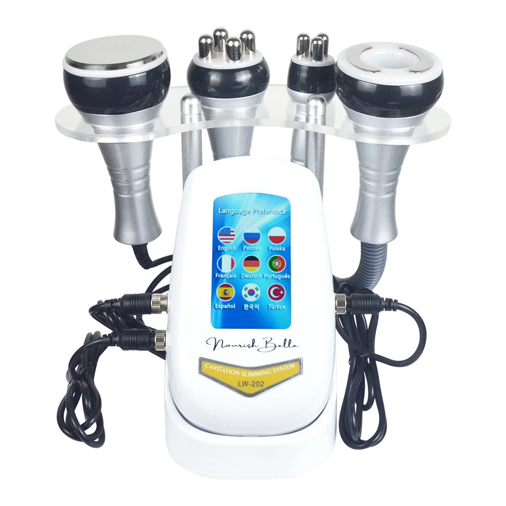 4-in-1 40K Cavitation Body Slimming Machine — Skin Tightening & Face Toning