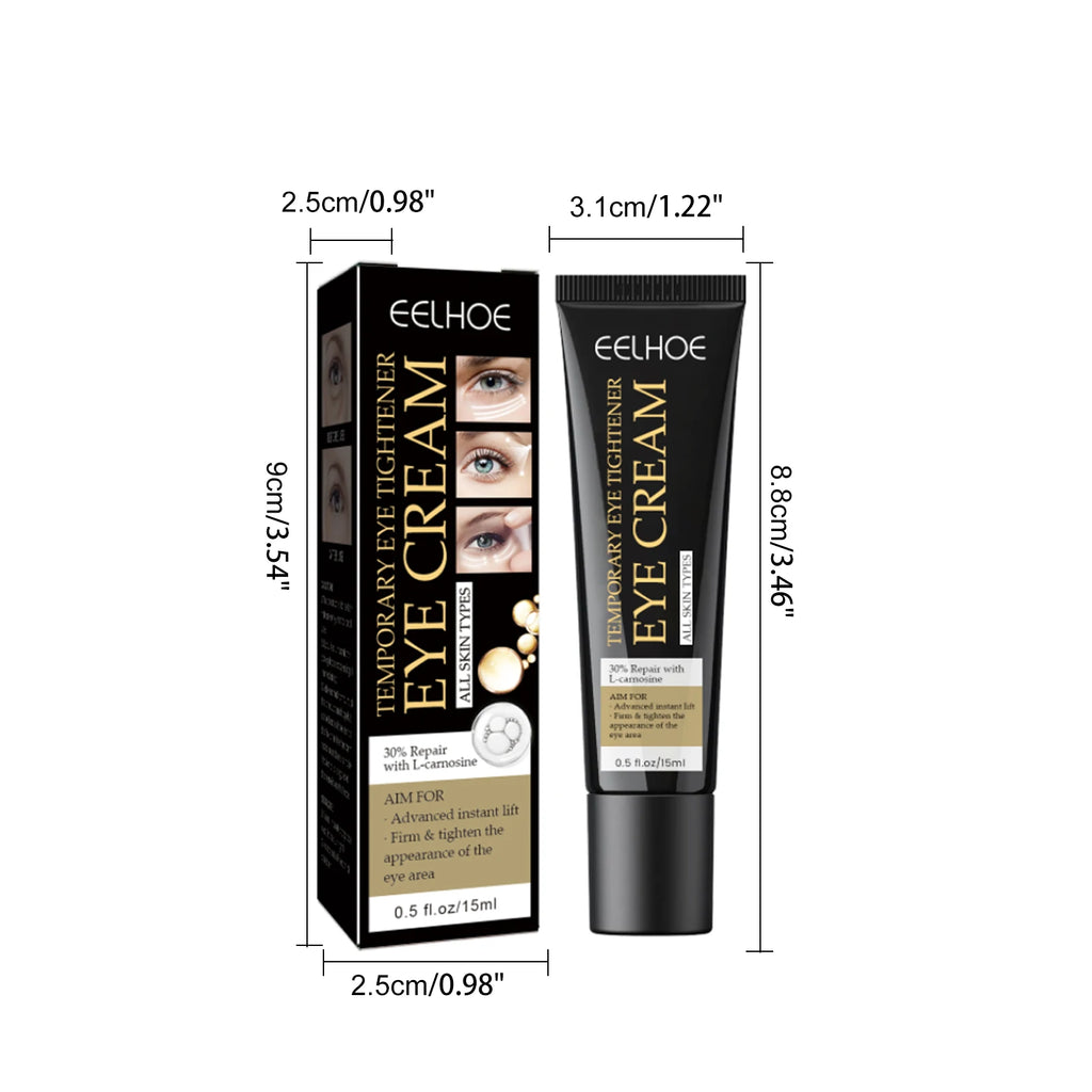 Instant Firming Eye Cream Firming Skin Around Eyes Reduce Dark Circles Eye Bags Moisturizing Eye Massage Cream Skin Care 15ml
