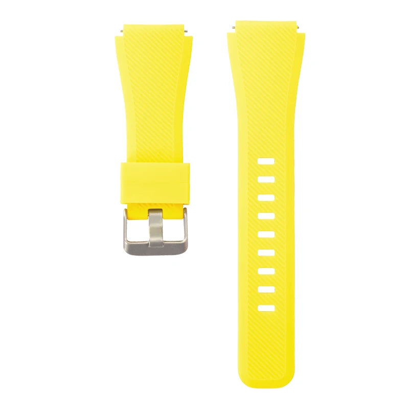 20MM 22MM Silicone Strap for Samsung Galaxy Watch 4 5 6 7 44mm 40mm 5 Pro Classic 42 46mm 43 47mm Band Active 2 Gear S3 Bracelet