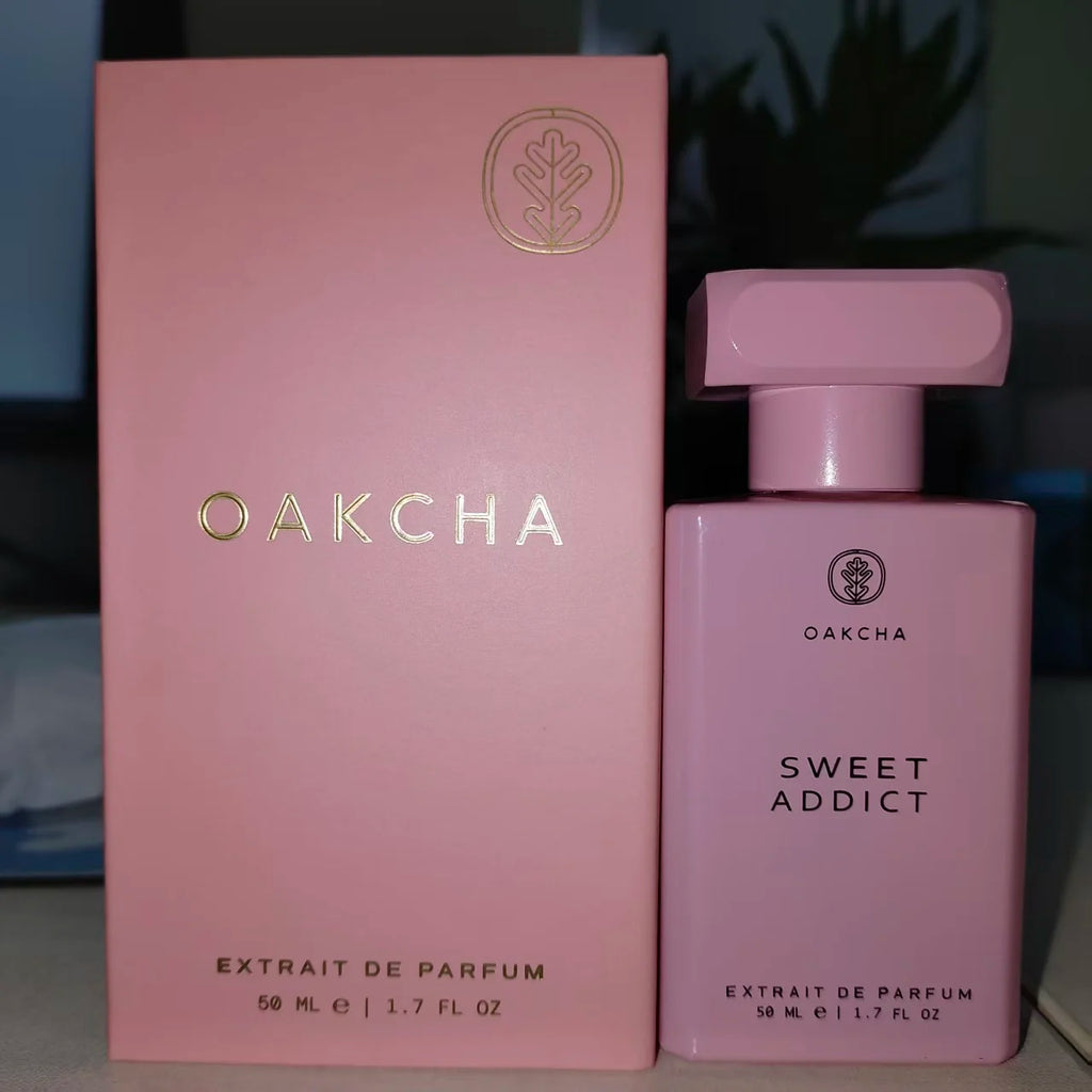 OAKCHA neutral perfume, pink sweet fragrance Bergamot, Jasmine, Vanilla, Yuchuang, Wood, 50ml