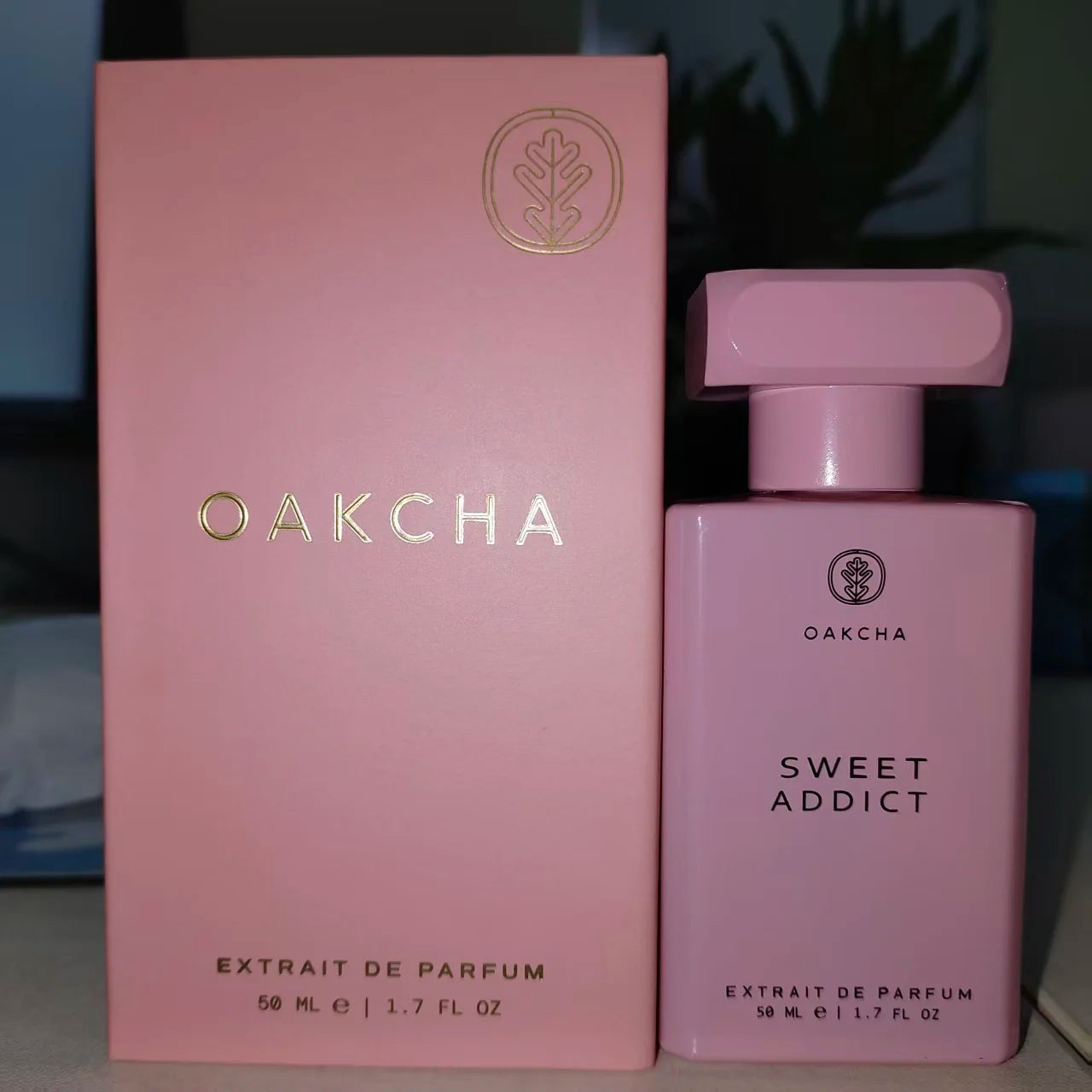 OAKCHA neutral perfume, pink sweet fragrance Bergamot, Jasmine, Vanilla, Yuchuang, Wood, 50ml