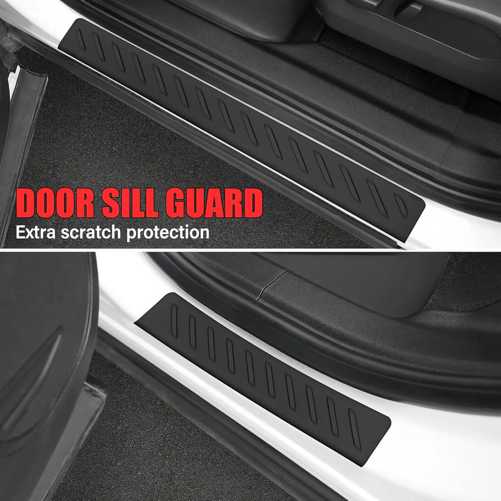 All Weather Floor Mats for 2020-2025 Nissan Sentra with Cargo Liner TPE Protection Full Set Trunk Mat