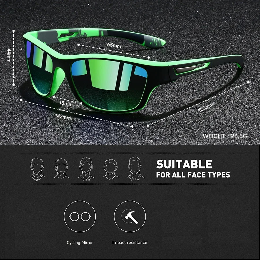 20PCS Eyewear Fashion Vintage Pattern Driving Fishing Sports Sunglasses Men Women Running Mountaineering Man Sun Glasses