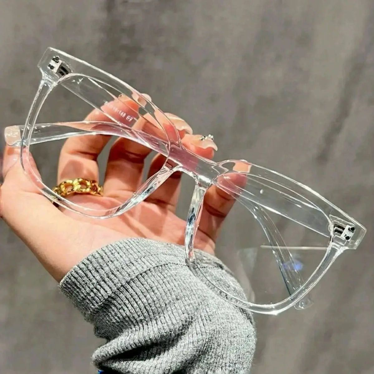 1/3pcs Unisex Square Frame Blue Light Blocking Glasses Stylish Campus Look Face-Flattering Optical Eyewea