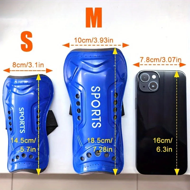 1Pair Soccer Training Crashproof Calf Protectior Leg Sleeves Children Teens Football Protege Tibia Safety Shin Guards