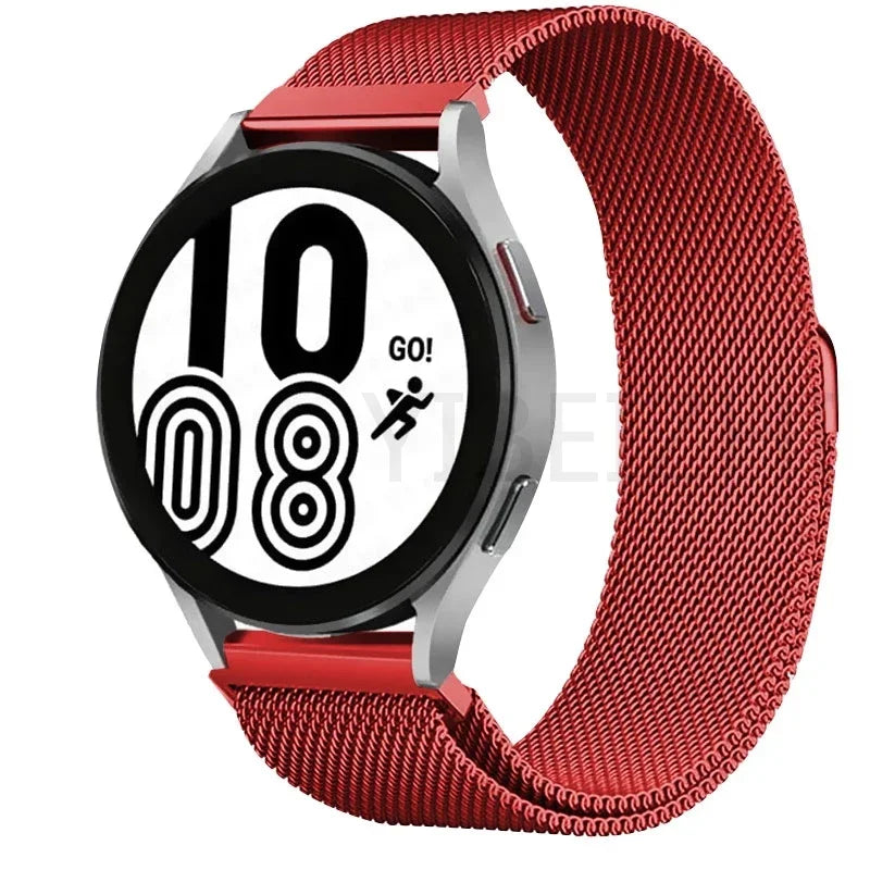 Milanese Loop band For Samsung Galaxy watch 6 5 4 classic Metal strap 20mm 22mm bracelet huawei gt/Amazfit GTS 4/GTR 2e/Bip 3-5