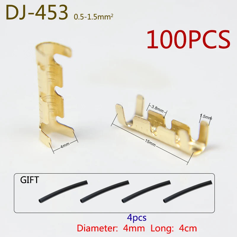 50pcs 100pcs 200pcs Docking Terminal U Type Terminal Tab 0.3 To 1.5mm2 Terminal Block Connector Double Connector Terminal