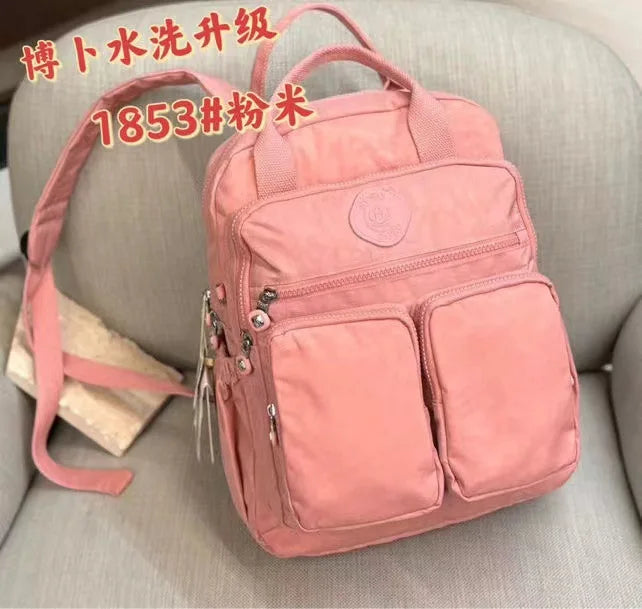 Korean Style Casual Backpack Women Lightweight Mini Backpack for Daily Commute Travel, Cute School Bag