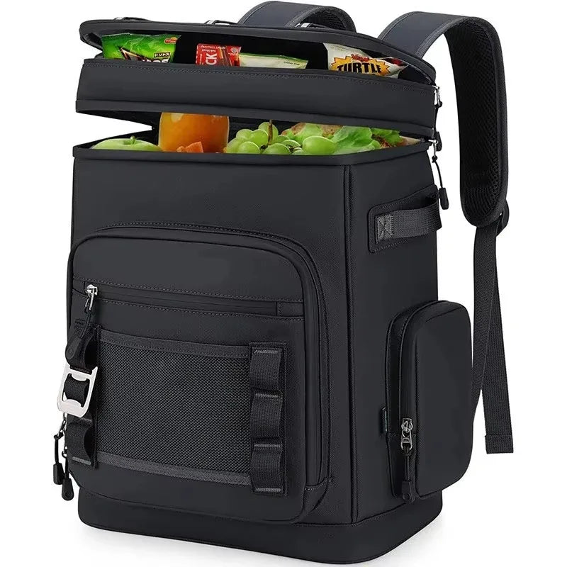 30L Waterproof Insulated Cooler Backpack for Men Women Leak Proof Cooler Rucksack for Camping Beach Fishing Picnic Travel Bag