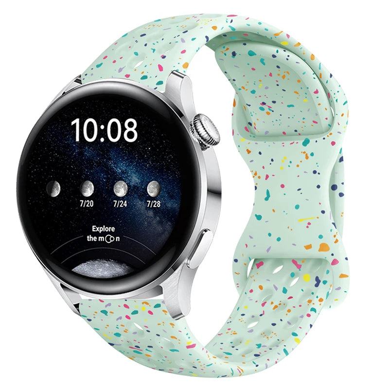 20mm 22mm Silicone Band For Huawei Watch GT6 GT6 Pro 46mm Sport Strap For Huawei Watch GT5Pro GT2 3 4 5 46mm 42mm /GT3Pro 43mm