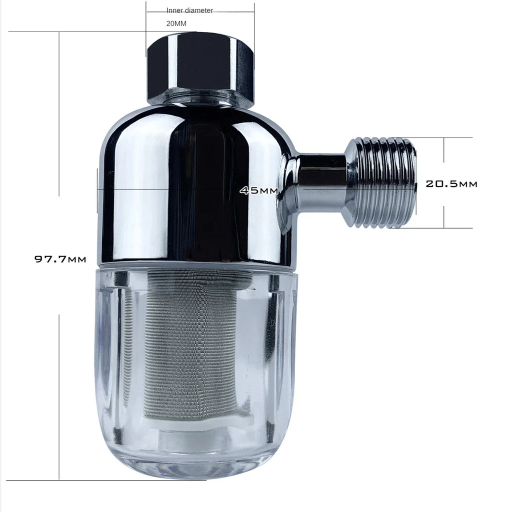 Stainless Steel Household Water Filter Front Inlet Tap Anti-Scale Shower Purifier for Drinking Water
