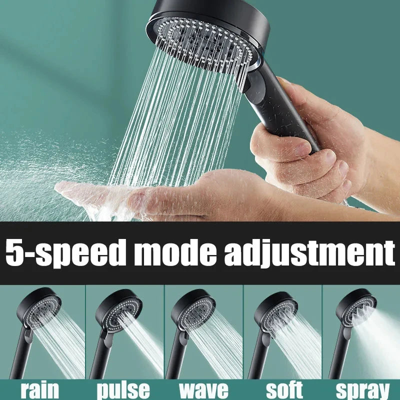 Adjustable High Pressure Shower Head Sunflower Shower Knobs Polishing for Showerhead Rainfall Faucet Tap Bathroom Bath Home