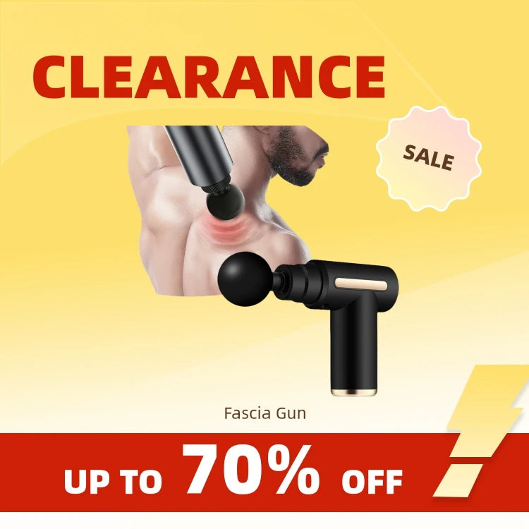Clearance_Multifunctional fascia gun massager instrument portable muscle massage relaxation electric vibrating fascia gun_Contin