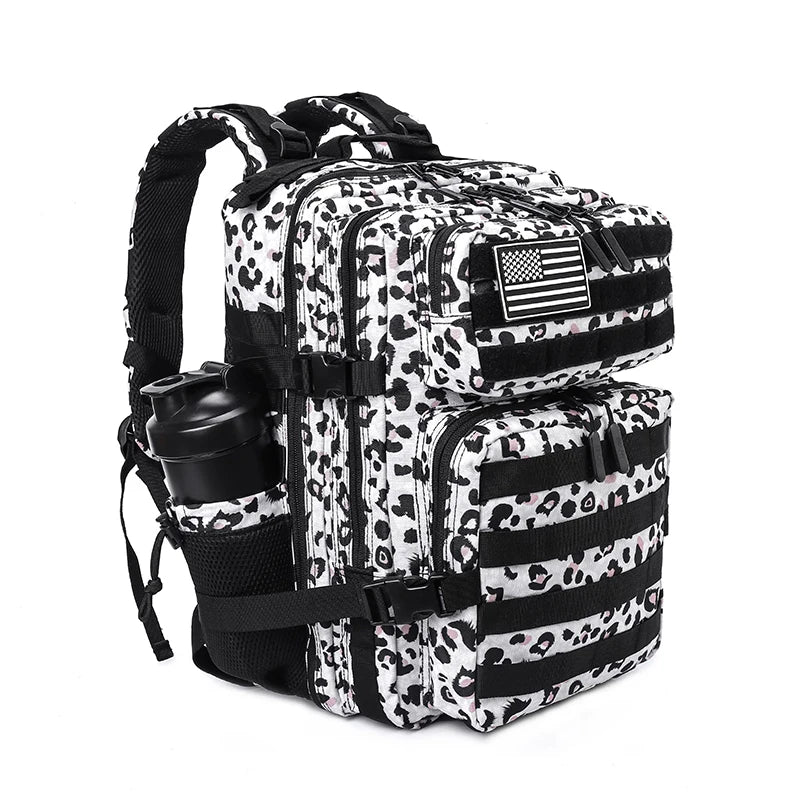 LHI 25L Tactical Backpack for Women Fitness Athlete Gym Out Bag  Small Outdoor Sports Travel Rucksack with Bottle Holder