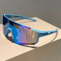 KAMMPT Oversized Goggle Men Fashion Mirror Sports Protective Sunglasses Women New Trendy Anti-UV Outdoor Cycling Sun Glasses