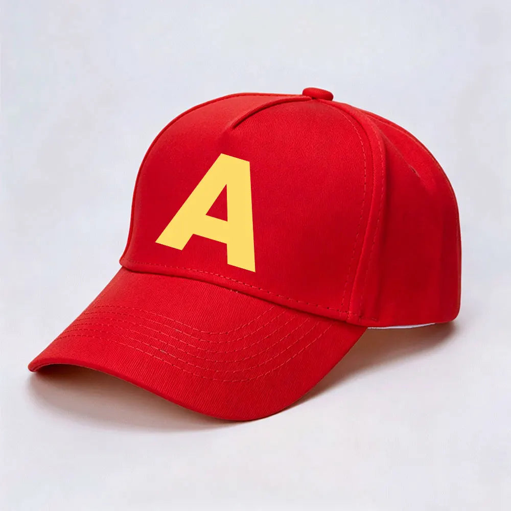 2026 Alvin and The Chipmunks Red Adjustable Baseball Cap Unisex Promo Geek Animation Graphic A/S/T Sun Hats Woman Man Hat