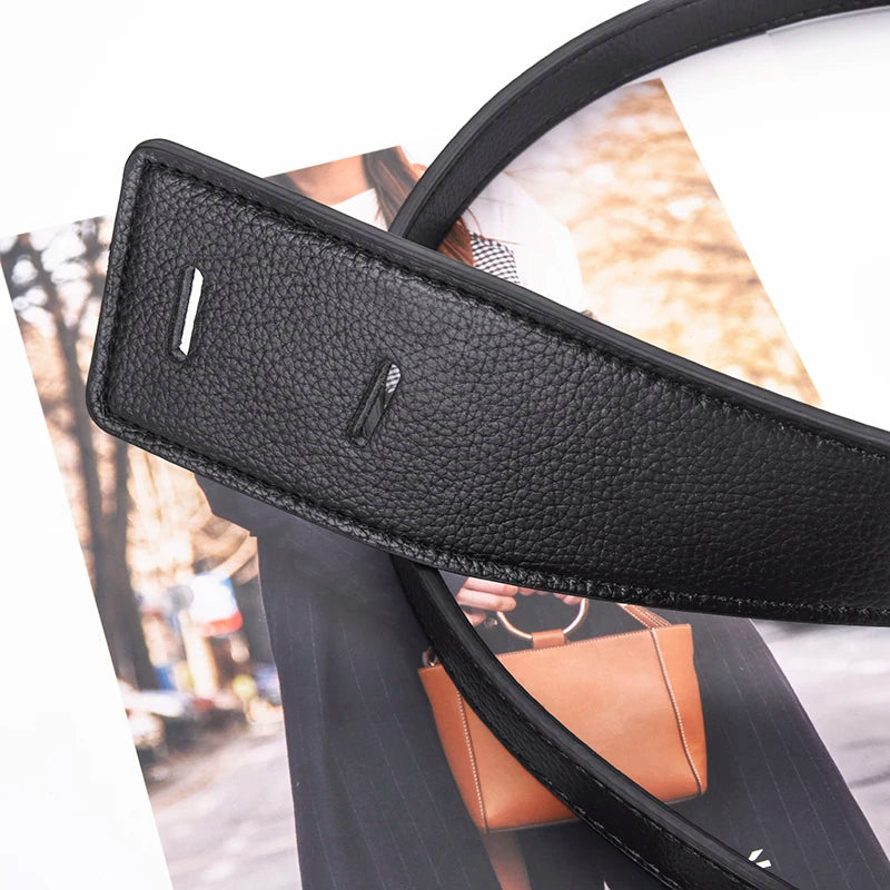 High Quality Women's Knotted Wide Belt Fashion Design Clothing Accessories PU Long Belt Trendy Women's Tight Waist Belt