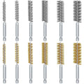 Stainless Steel Drilling Brush Twisted Wire Stainless Steel Cleaning Brushes For Electric Drill Impact Tool Cleaning