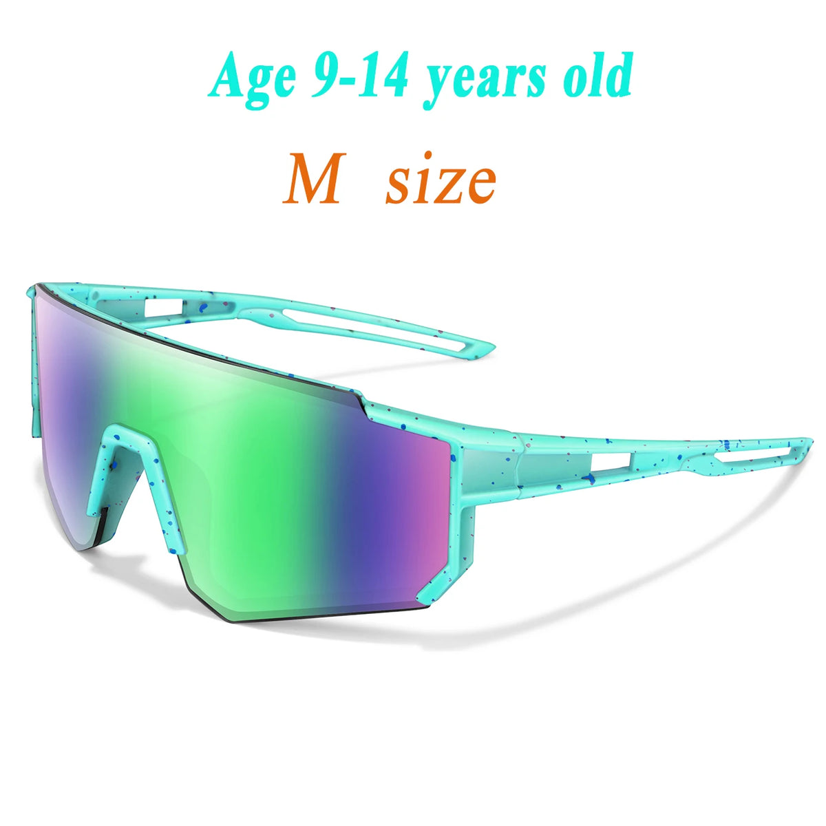 3-14 Year Old Children Baseball Sunglasses Kids Boys Girls M Size Youth BicycleUV400 Outdoor Sports Camping Mtb Bike Eyewear