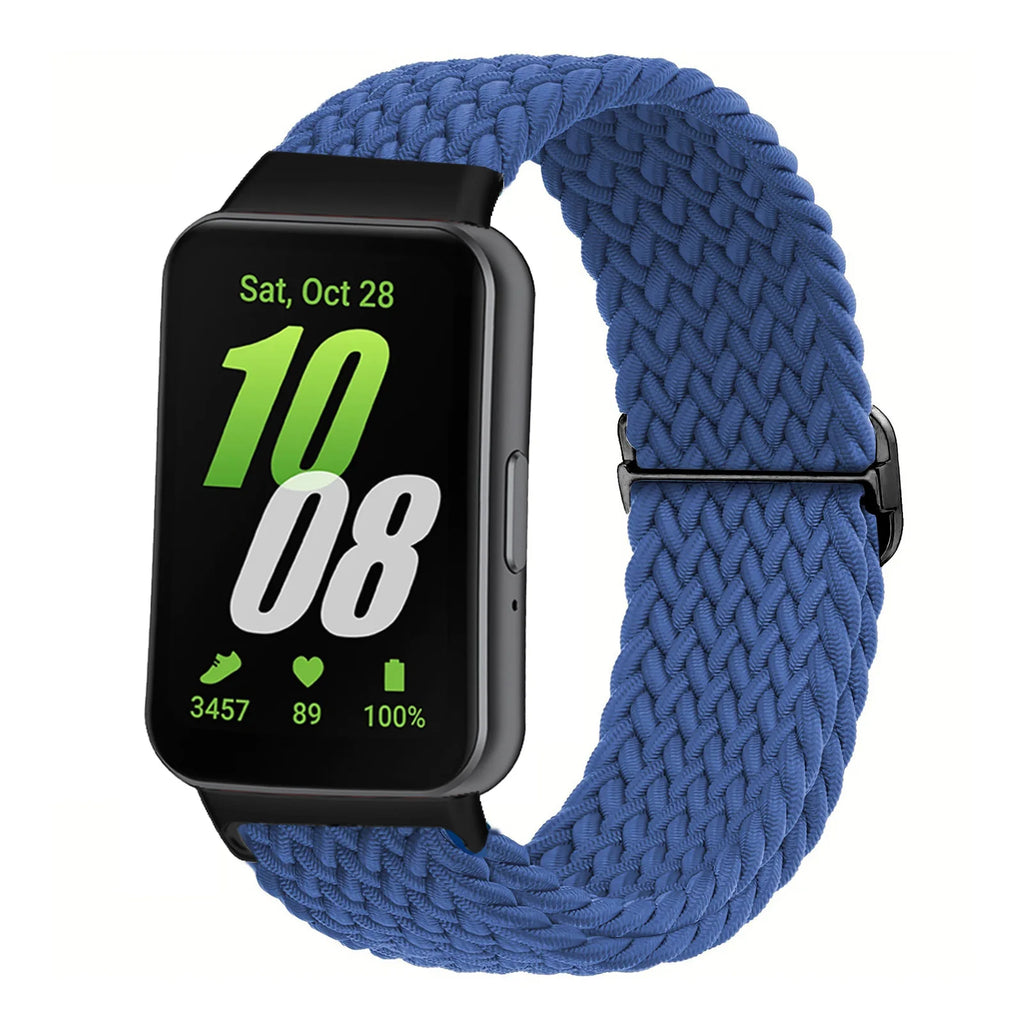 for Samsung Galaxy Fit 3 Strap Accessories watchband sport Nylon Braided Adjustable Replacement correa bracelet Galaxy fit3 band