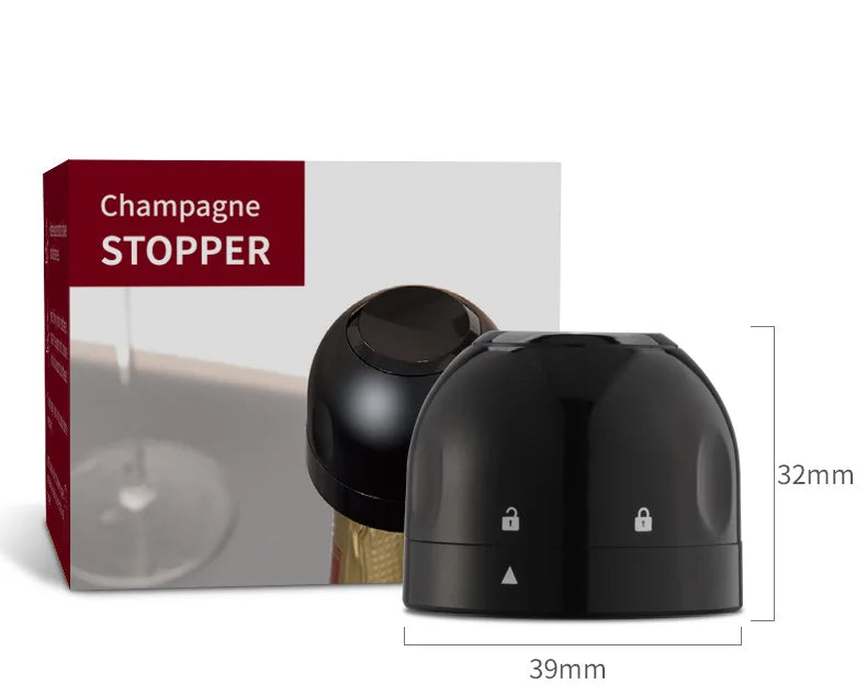 New 2PCS Vacuum Red Wine Bottle Cap Stopper Silicone Sealed Champagne Bottle Stopper Vacuum Retain Freshness Wine Plug Bar Tools