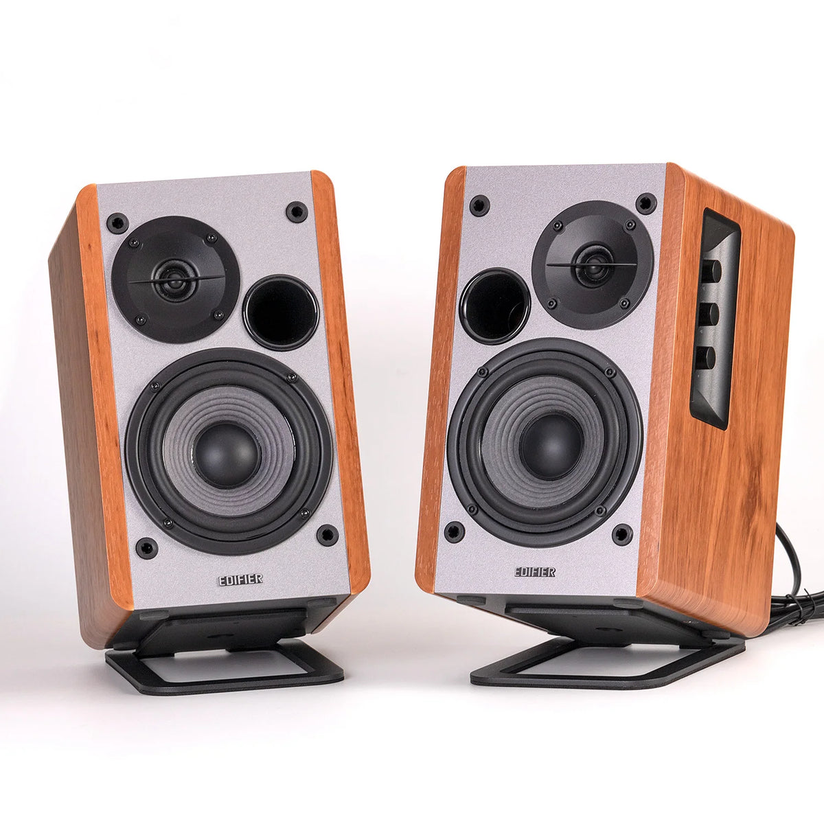 2pcs Desktop Speaker Stands for Medium Bookshelf Speakers & Mid-Size 3”-4” for Edifier R1280DB R1280T Desk Setup Supplies