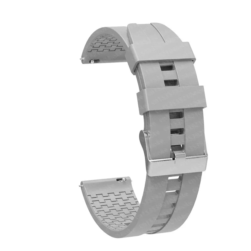 22mm Silicone Watch Band for Huawei Watch GT 2 46mm Soft Sport Strap Bracelet Watchband for Samsung Galaxy Watch 46mm Gear S3