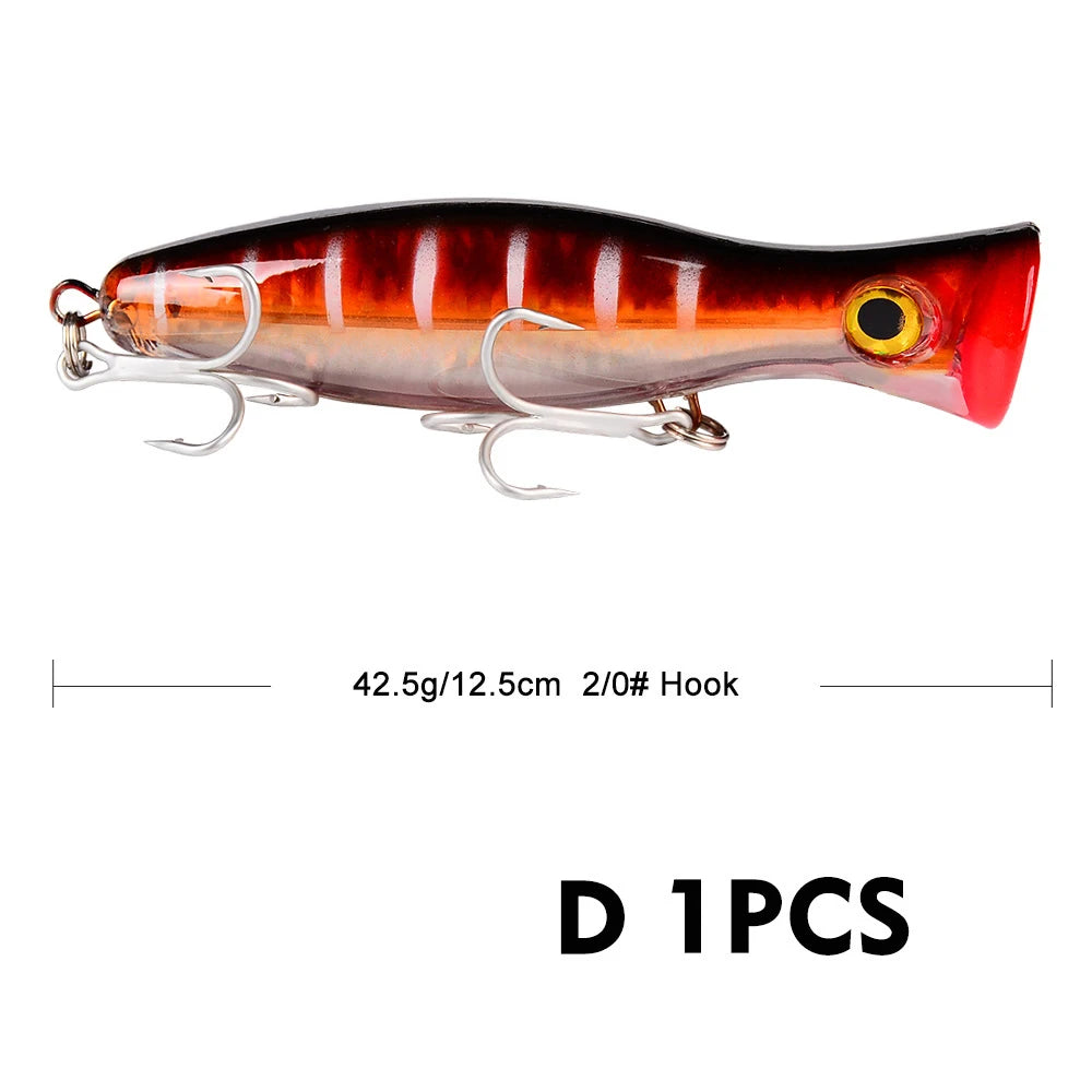 Fishing Hard False Bait Plastic Biomimetic Fish Bait 13CM/43G Tuna Heavy Sea Fishing Tool Top Water Fishing Tackle Accessories