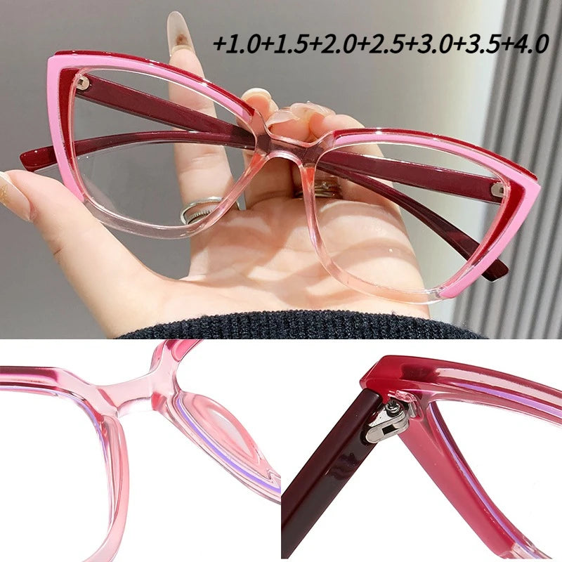 Fashionable High-definition Reading Glasses for Middle-aged and Elderly People, Anti Blue Light Reading Glasses for Presbyopia