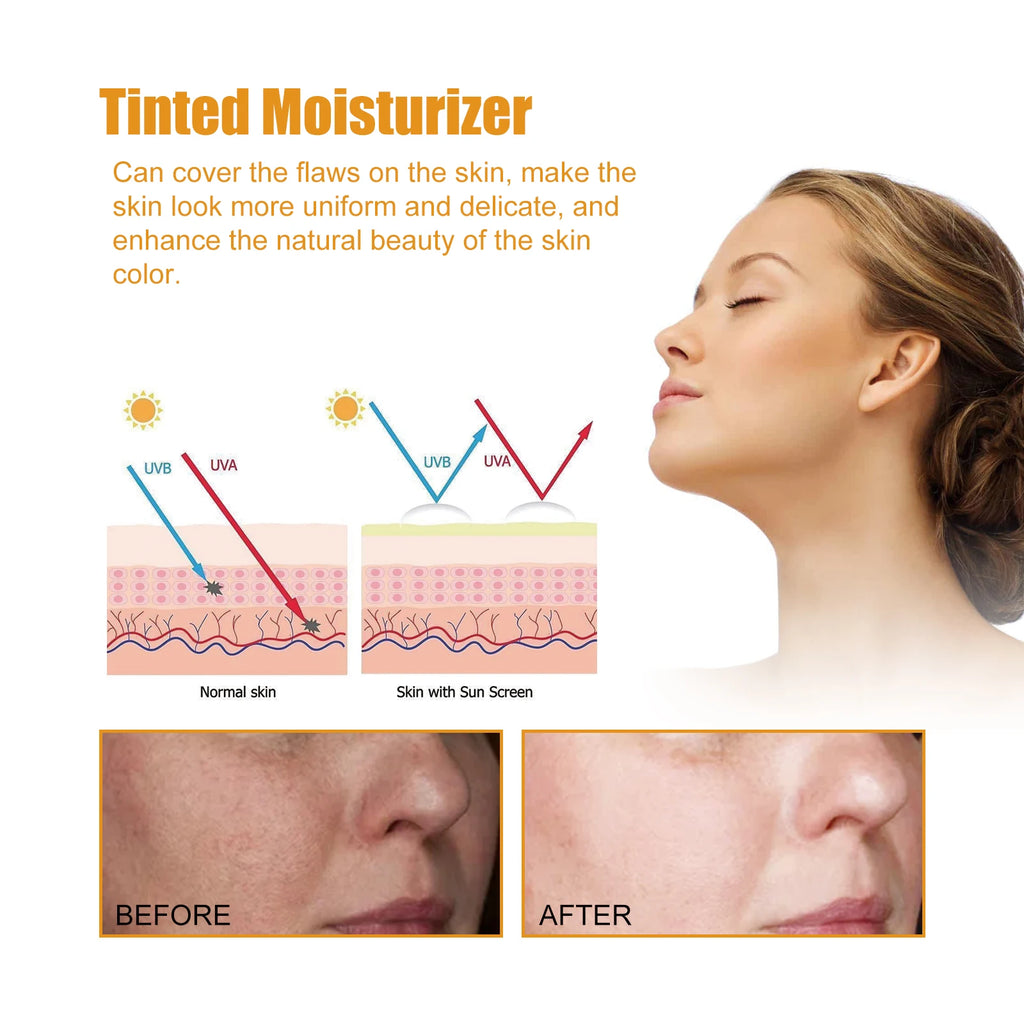 Hoygi Sunscreen whitening face sunscreen isolation makeup base moisturizing refreshing UV sunscreen Skin Whitening Cream