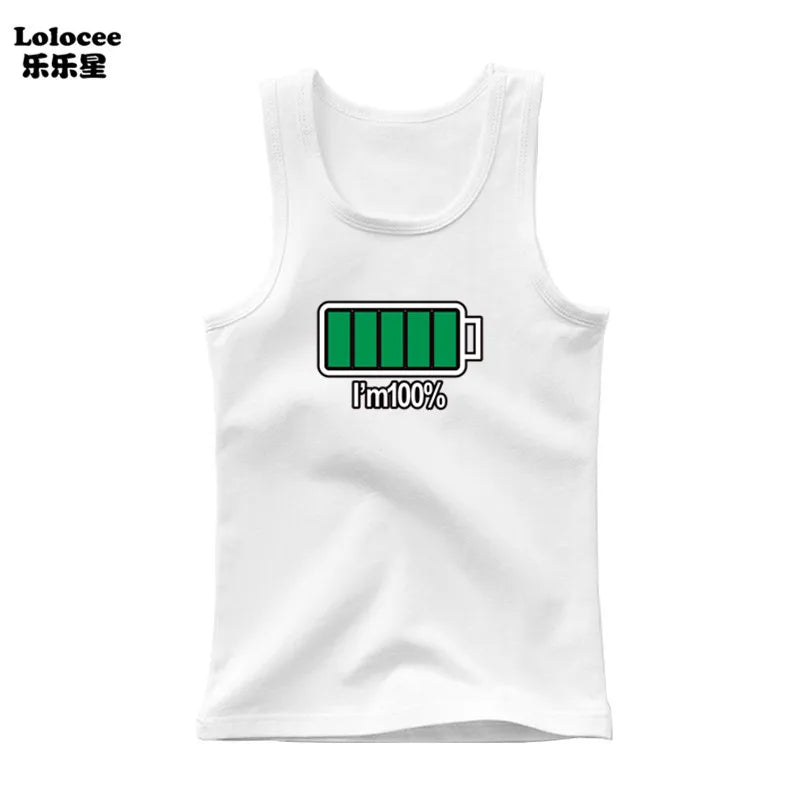 Kids Animal Sea Shark Sleeveless T-shirt 2023 Summer Children Tank Tops Baby Kids Cool Tees 3-14 Years Old
