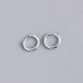 6-15mm Stainless Steel Earring Minimalist Classic Round Gold Color Earring for Women Men Tiny Huggie Hoop Rock  Jewelry Gift