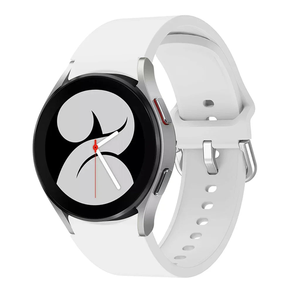 No Gap Silicone Strap For Samsung Galaxy Watch 6/4 Classic 47mm/43mm 5 Pro 45mm Bracelet Band For Galaxy Watch 7/6/5/4 40mm 42mm