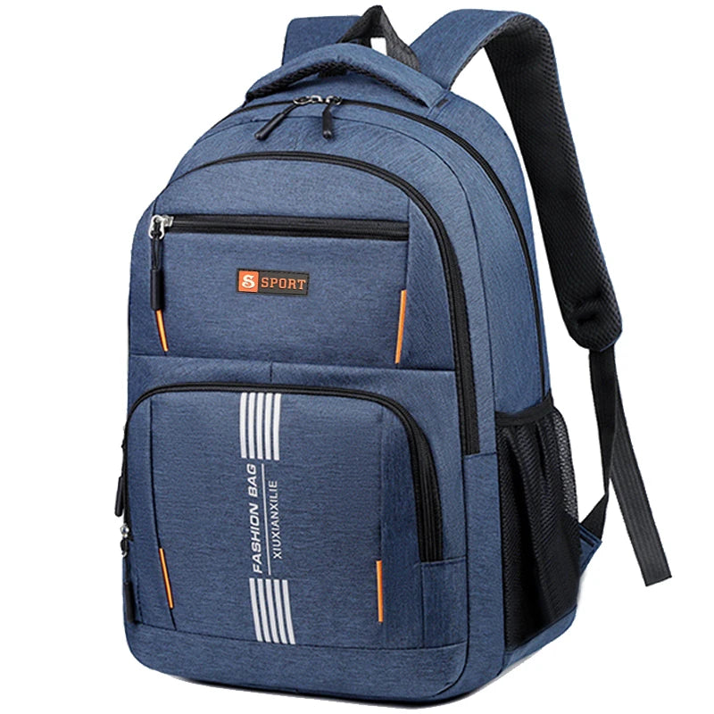 Neutral Style Backpack for Men and Women, Suitable for Business Trips and Student Schoolbags, with Multiple Layers of Pockets