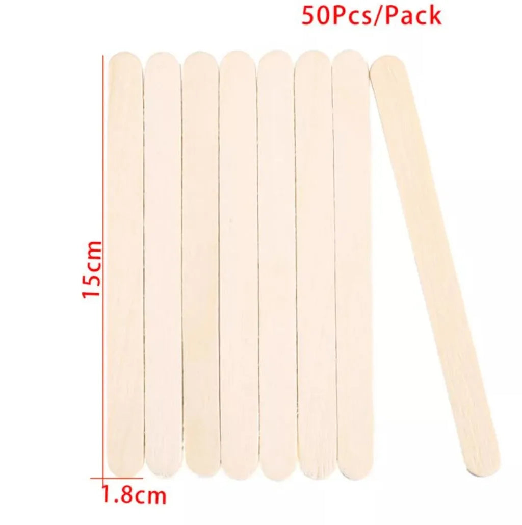 50/100/150Pcs Resin Tool Epoxy Stirring Stick Popsicle Ice Cream Stick Handmade DIY Resin Mold Wood Ice Pop Sticks Making Tools