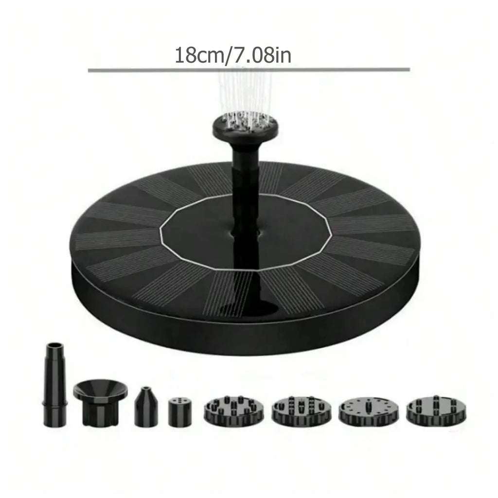 Solar Water Fountain Pool Pond Waterfall Fountain Garden Supplies Decoration Outdoor New Mini Solar Powered Fountain Bird Baths