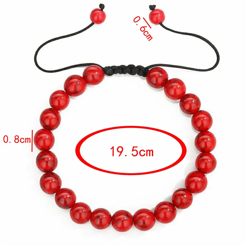 Multiple Style 8mm Natural Tiger Eyes Lava Rock Protection HANDMADE Bracelet Men's Gift
