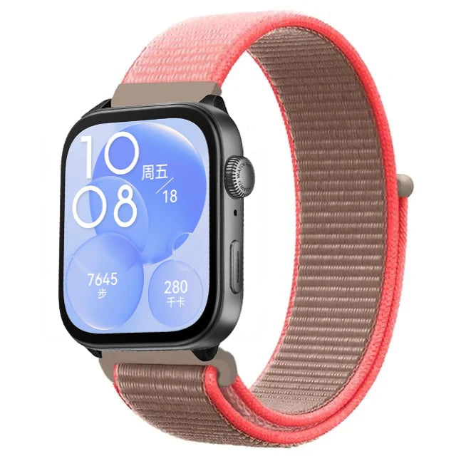 Nylon Loop Strap For Huawei Watch Fit 5/4/3 Sport Breathable Replacement Bracelet Wristband Huawei Watch Fit 4 5 Pro Accessories