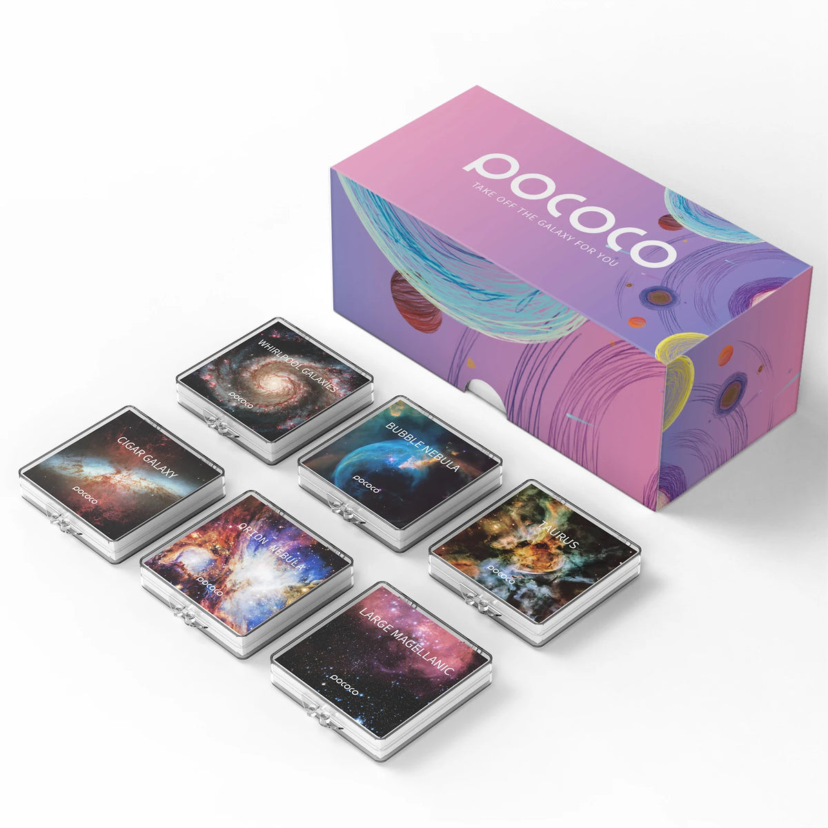 Gorgeous Nebula - Discs for POCOCO Galaxy  Projector, 5k Ultra HD, 6 Pieces ( No Projector )