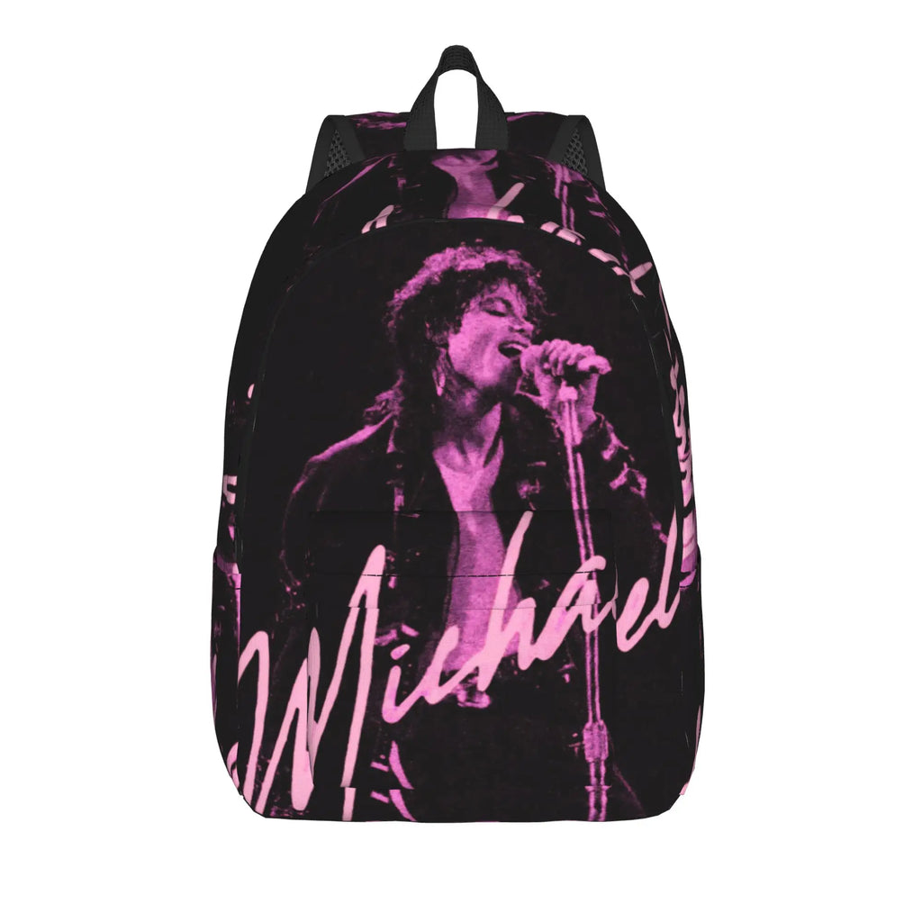 Michael Jacksons Musical Movie 2026 Casual Backpack Gift High School Business  Daypack for Men Women Laptop Canvas Bags