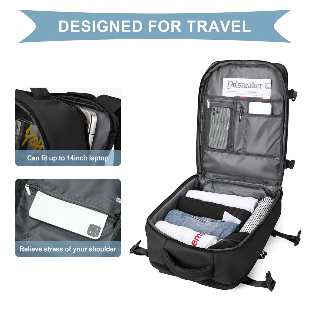 Women Backpack Travel Cabin Airplane Wizzair 40x30x20 Backpack Travel Cabin Hand Luggage Handbag Mens Backpack Notebook Backpack