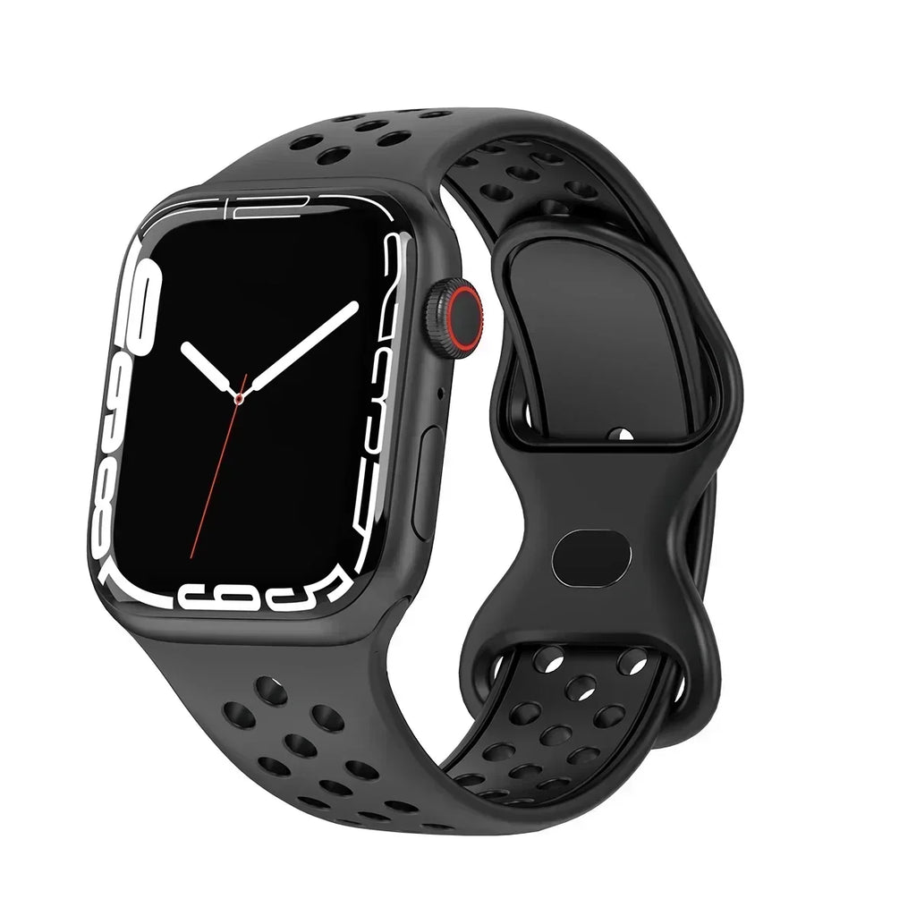 Original Strap for Apple Watch Ultra 2 Band 49mm S10 46mm 42mm 45mm 44mm 41mm Color Bracelet for IWatch Series 10 9 8 7 6 5 SE 4
